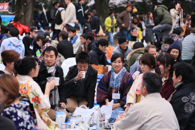 第15回着物組〜お花見で文化・国際交流☆Language Exchange〜