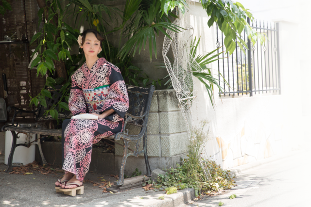 新作浴衣はラフォーレ原宿で！モダン着物小物 梅屋 feat. 重宗玉緒