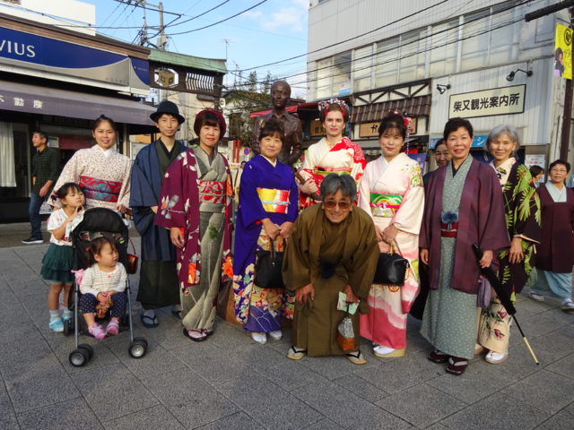 第三回　”着物で柴又を歩こう会”