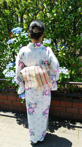 お寺できものin豊川稲荷東京別院~神宮花火大会日・夕涼みお散歩に~