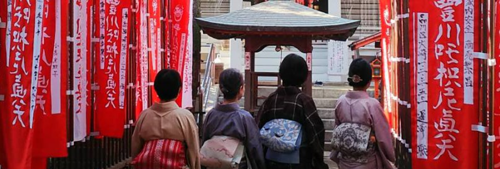 お寺で着物豊川稲荷着付け教室