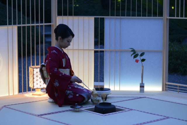 組み立て式茶室『無常庵-MUJYOAN-』が屋外フェスに登場！in新宿御苑