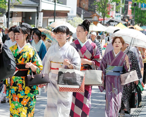 GWはきもので信州を満喫!牛に引かれて善光寺参り「第2回 信州きものDAY」